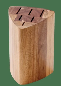 Cheap CASA ACACIA Blocco Portacoltelli Per 5 Coltelli Naturale