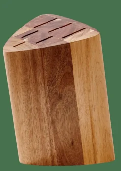 Cheap CASA ACACIA Blocco Portacoltelli Per 5 Coltelli Naturale