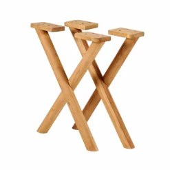 Hot CASA ACACIA Gambe A V Set Di 2 Naturale