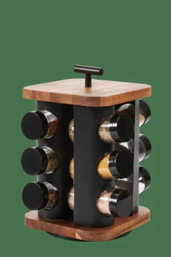 Cheap CASA ACACIA LUX Portaspezie Nero, Naturale