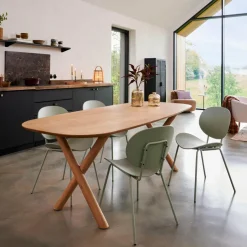 Clearance CASA ACACIA Tavolo Da Pranzo Con Gambe A X