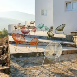 New CASA ACAPULCO Sedia Per Bambini Terracotta
