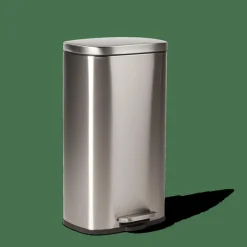 Shop CASA ADELE Pattumiera A Pedale 30L Argentato
