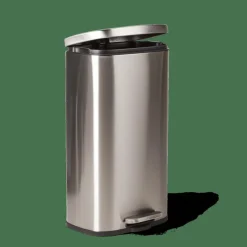Shop CASA ADELE Pattumiera A Pedale 30L Argentato