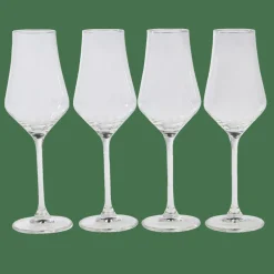 Best Sale CASA AFTER DINNER Bicchieri Da Whisky Set Di 4 Trasparente