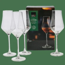Best Sale CASA AFTER DINNER Bicchieri Da Whisky Set Di 4 Trasparente
