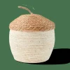 Cheap CASA ALVIN Cesto Portatutto Con Coperchio Marrone, Naturale