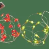 Cheap CASA ARO Filo Luminoso Con 20 Luci Led 2 Disegni Rosso, Verde