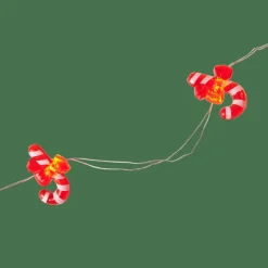 Cheap CASA ARO Filo Luminoso Con 20 Luci Led 2 Disegni Rosso, Verde
