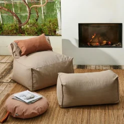Shop CASA BAGIE Pouf Sabbia