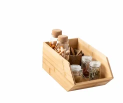 New CASA BAMBOO Cassettiera 2 Cassetti Naturale