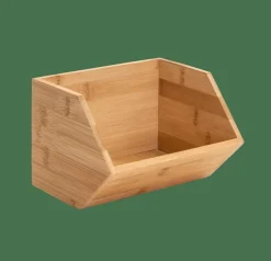 Fashion CASA BAMBOO Organizzatore Impilabile Naturale