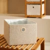 Best CASA BASIC BOUCLE Cesta Portatutto Bianco Sporco/sabbia