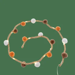 Discount CASA BASIL Filo Luminoso Vari Colori, Bianco, Marrone, Terracotta