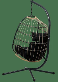 Cheap CASA BAZAI Sedia Sospesa Con Supporto Nero