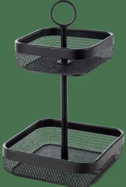 Flash Sale CASA BLACK LUNAR Cesto Quadrato 2 Pezzi Nero