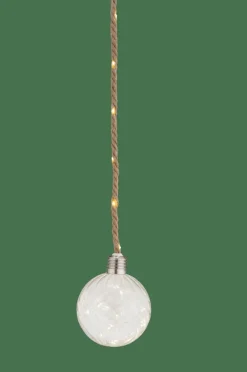 Outlet CASA BLOXEM Pallina Decorativa 20 Luci Led Trasparente