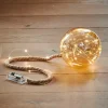 Shop CASA BLOXEM Pallina Decorativa Con 21 Luci Led Dorato