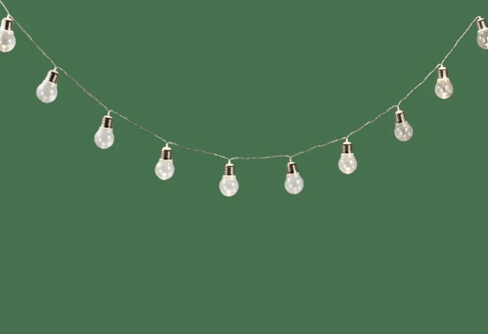 Sale CASA BULB Filo Luminoso Solare 10 Leds Trasparente