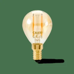 Hot CASA CALEX Lampadina E14 Dorato