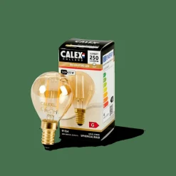 Hot CASA CALEX Lampadina E14 Dorato