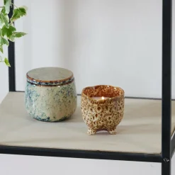 Cheap CASA CERAMIC Candela In Vaso Marrone