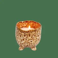 Cheap CASA CERAMIC Candela In Vaso Marrone