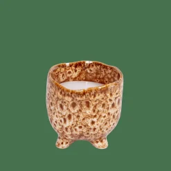 Cheap CASA CERAMIC Candela In Vaso Marrone