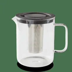 Best CASA CHAI Teiera 1,5 L Nero, Trasparente