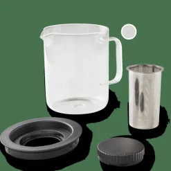 Best CASA CHAI Teiera 1,5 L Nero, Trasparente