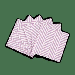 Best CASA CHEVRON Set Di 20 Tovaglioli Viola