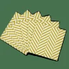Outlet CASA CHEVRON Set Di 20 Tovaglioli Verde