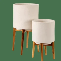 Sale CASA CHIARO Vaso Per Piante Bianco