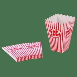 Clearance CASA CINEMA Bicchiere Popcorn Set Di 8 Bianco, Rosso