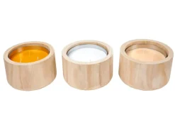 Best Sale CASA CITRONELLA WOOD Candela Da Esterni Beige
