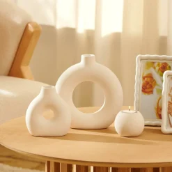 Sale CASA COTTON Ramo Di Cotone Set Di 3 Bianco