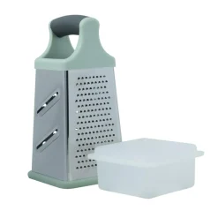 Hot CASA CUISINO Grattugia A Torre Con Cassetto Menta
