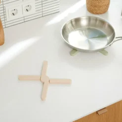 Fashion CASA CUISINO Sottopentola Pieghevole Sabbia