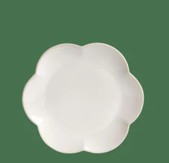 Store CASA DAHLIA FLOWER Piatto Bianco