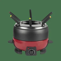 Discount CASA DINNER Set Di Fonduta Con 6 Forchette Nero, Rosso