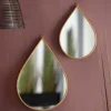 Clearance CASA DROP Specchio Dorato