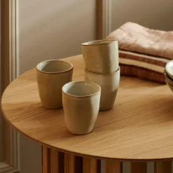 Sale CASA EARTH MARL Mug 20 CL Crema