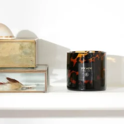 New CASA ESCAPE BLACK OUDH Candela Profumata Marrone, Ocra, Multicolore