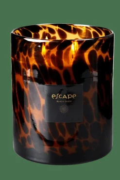 Store CASA ESCAPE BLACK OUDH Candela Profumata In Vaso Nero, Marrone, Ocra