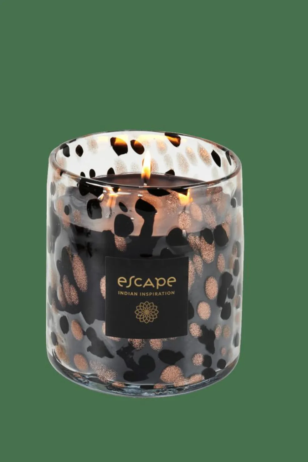Clearance CASA ESCAPE INDIAN INSPIRATION Candela Profumata Nero, Rame, Multicolore