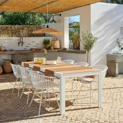 New CASA ETHAN & LOIC Set Da Giardino Bianco