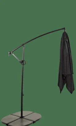 Discount CASA FIJI Ombrellone Sospeso Senza Base Nero