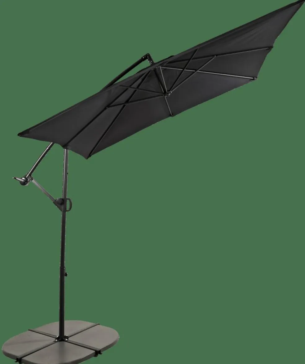 Discount CASA FIJI Ombrellone Sospeso Senza Base Nero