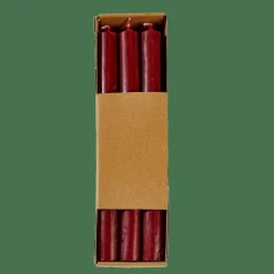 New CASA FINA Candele Set Di 6 Bordeaux