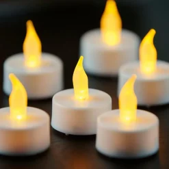 Store CASA FLAME Lumini Led Set Di 24 Pz. Bianco, Trasparente